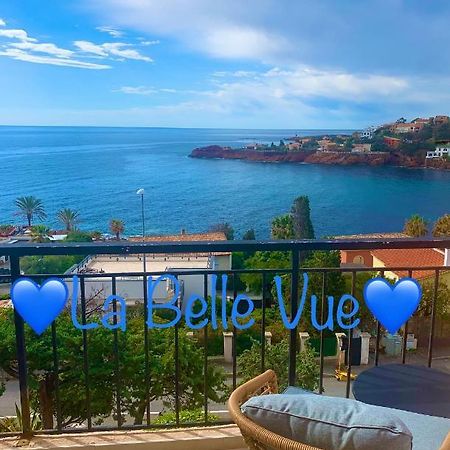 La Belle Vue-Charming Duplex Apartment With Sea View, 50 Meters From Beach And Private Parking Saint-Raphaël Kültér fotó